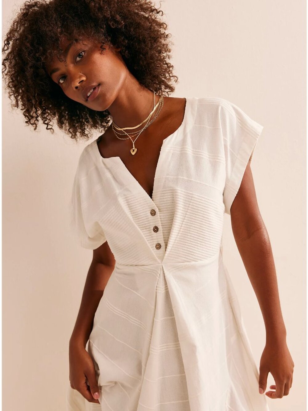 Free People Outta Here Midi Dress Ivory Small | NWOT Free-Est | Sold Out - Picture 3 of 10